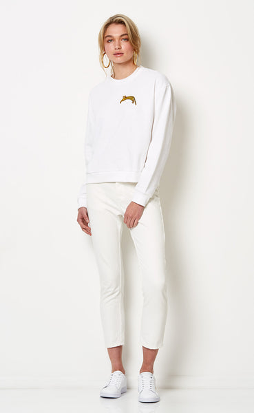 Cheetah Fever Jumper- Ivory