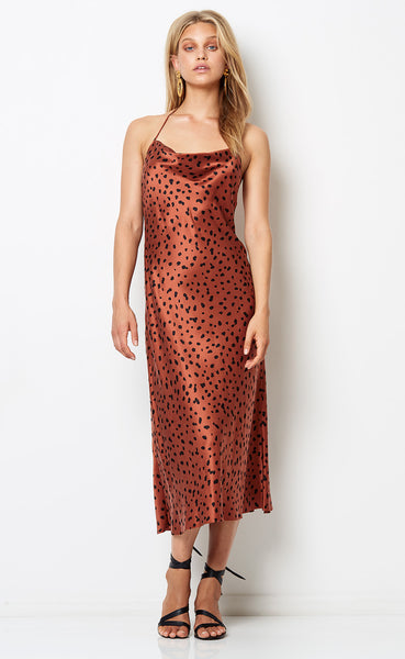 Wild Cat Halter Dress