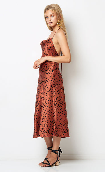 Wild Cat Halter Dress