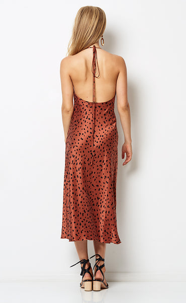 Wild Cat Halter Dress