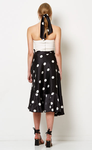 Mamita Wrap Skirt- Black