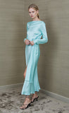 Agatha L/S Midi Dress- Cool Mint