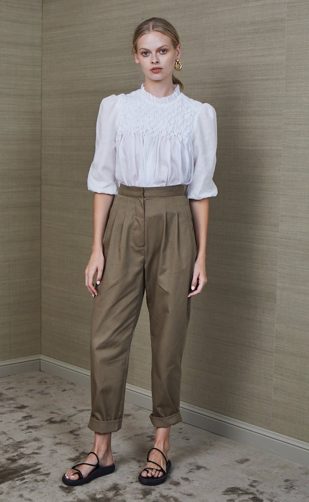 Avery L/S Top- Ivory