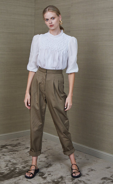 Avery L/S Top- Ivory