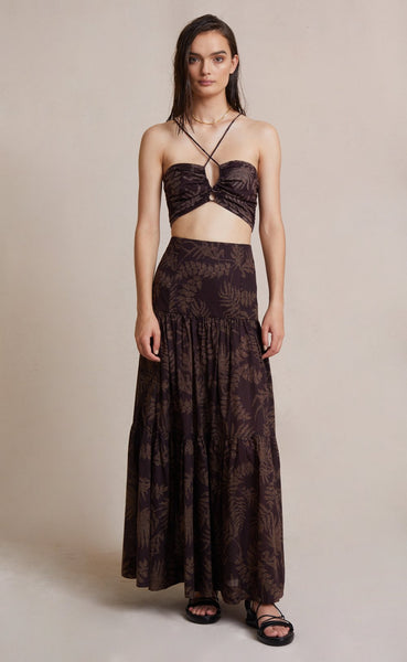 Desert Palm Maxi Skirt