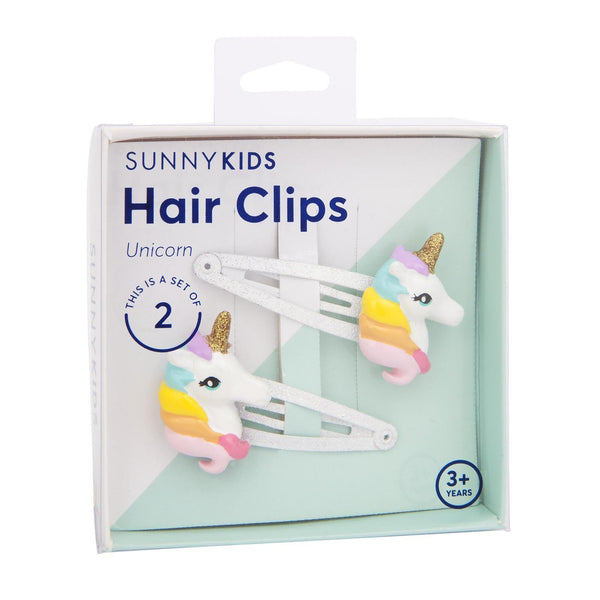 Hair Clips- Unicorn
