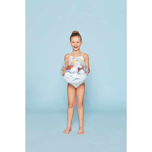 3D Inf Beach Ball- Unicorn