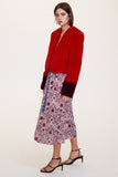 Inside Out Coat- Red