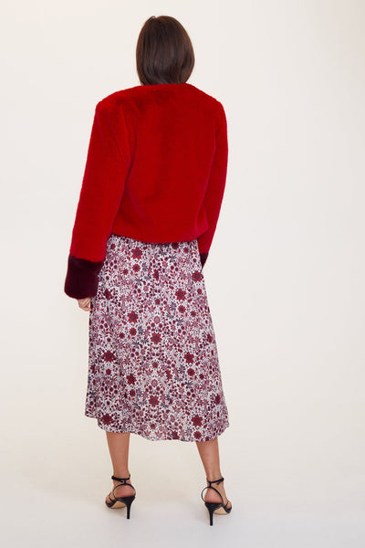 Inside Out Coat- Red