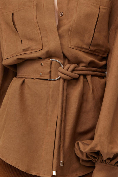 Lola Shirt- Chocolate