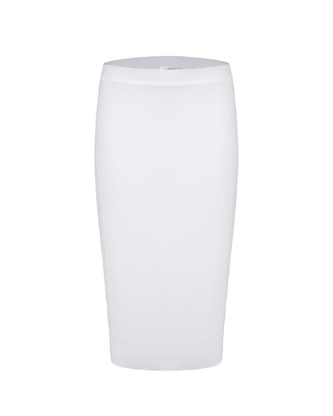 Pencil Double Skirt- Black