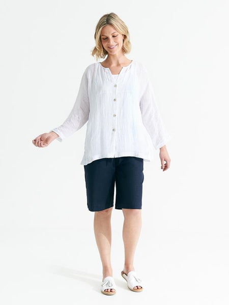 Santorini Shirt- White