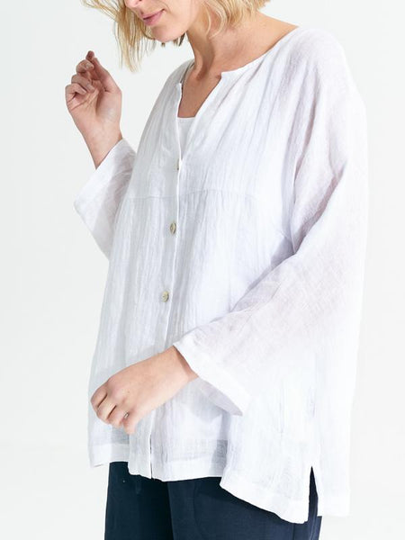 Santorini Shirt- White