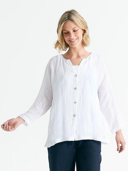 Santorini Shirt- White