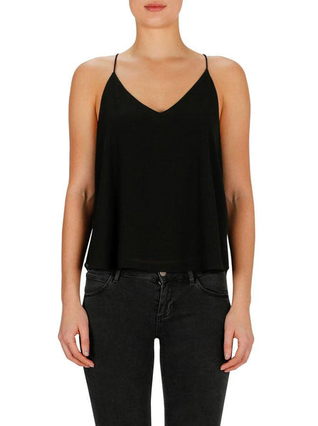 Stardust Fluid Cami- Black