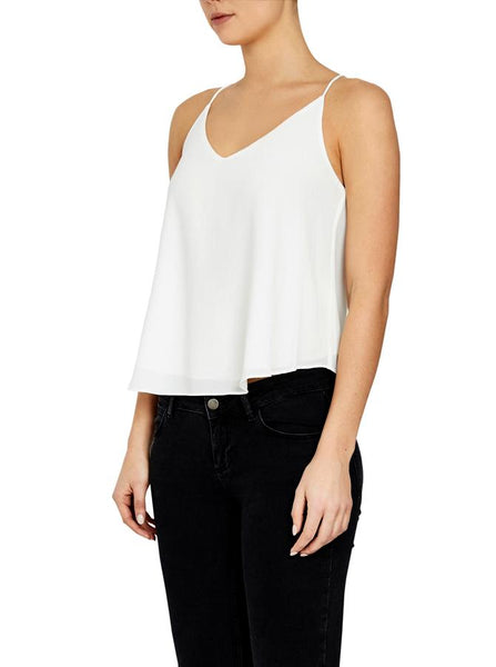 Stardust Fluid Cami- White