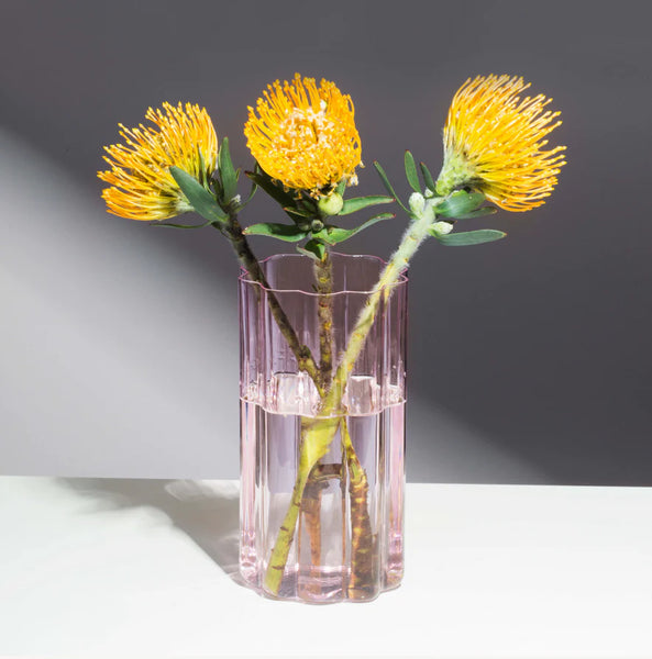 Wave Vase- Pink