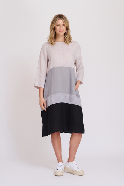 Rum + Rasin Dress- String/Black