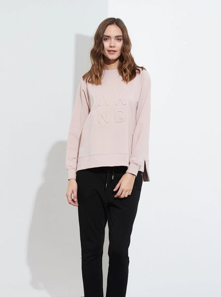 Embossed Sweat- Blush