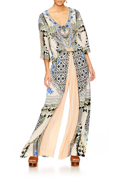 V Neck Oversized Blouse- Salvador Secret