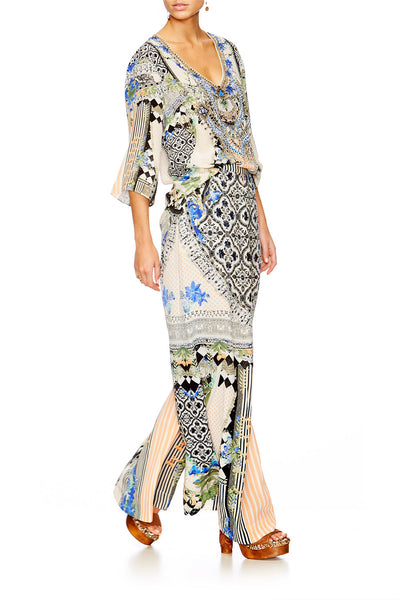 V Neck Oversized Blouse- Salvador Secret