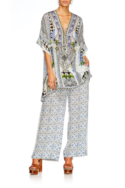 Short Lace Up Kaftan- The Sweet Escape