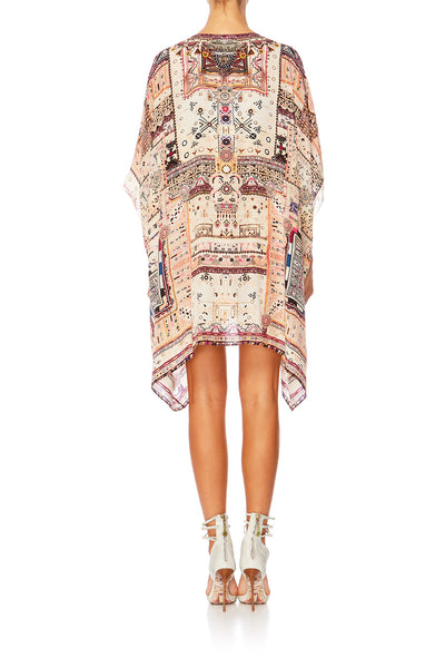 Rectangular V Neck Kaftan- On The Road