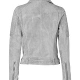 Classic Biker- Grey Suede