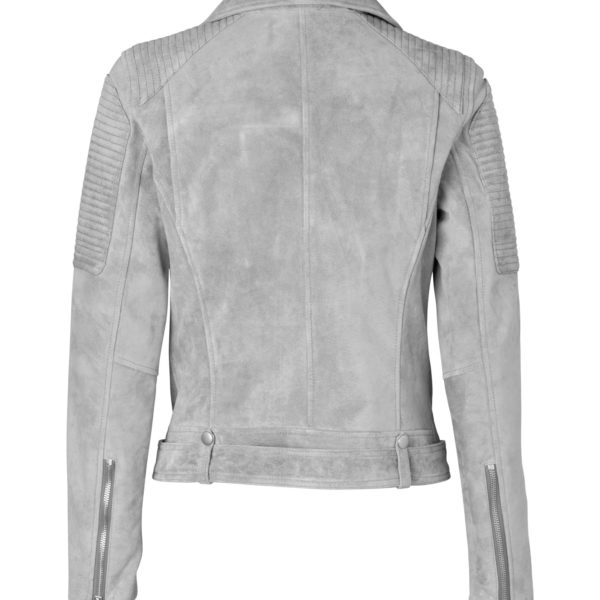 Classic Biker- Grey Suede