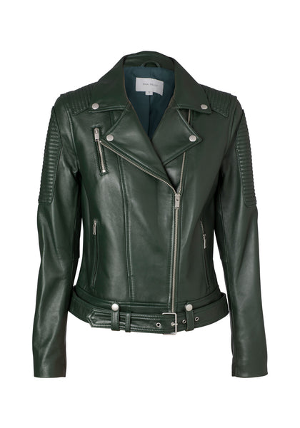 Classic Biker- Forest Green