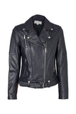 Classic Biker Jacket- Ink