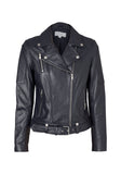 Classic Biker Jacket- Ink