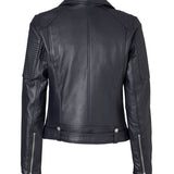 Classic Biker Jacket- Ink