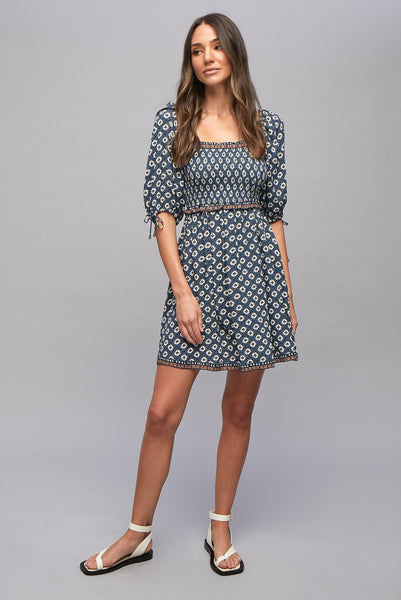 Belize Liza Shirred Mini Dress