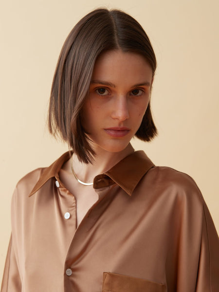 Tabby Shirt In Brown