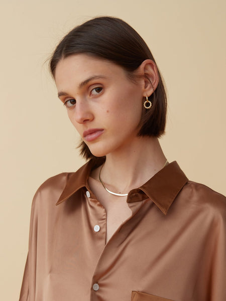 Tabby Shirt In Brown