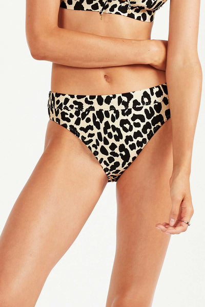 Kamika Lily Bikini Pant- Leopard