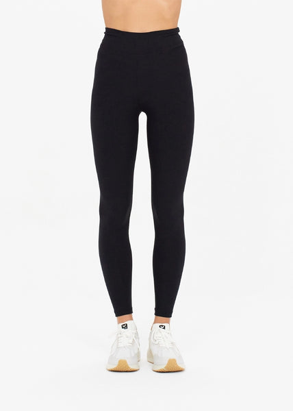 Peached Midi Pant- Black