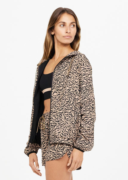 Leopard Lila Anorak
