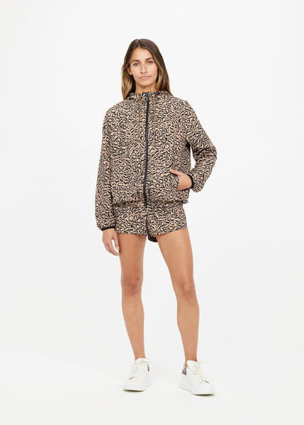 Leopard Lila Anorak