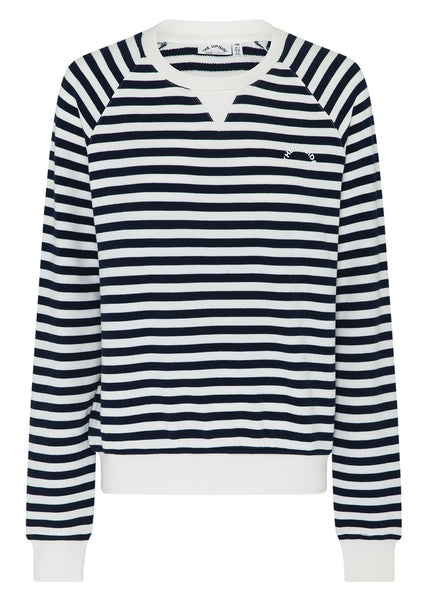 Tasmin Crew- Navy/White