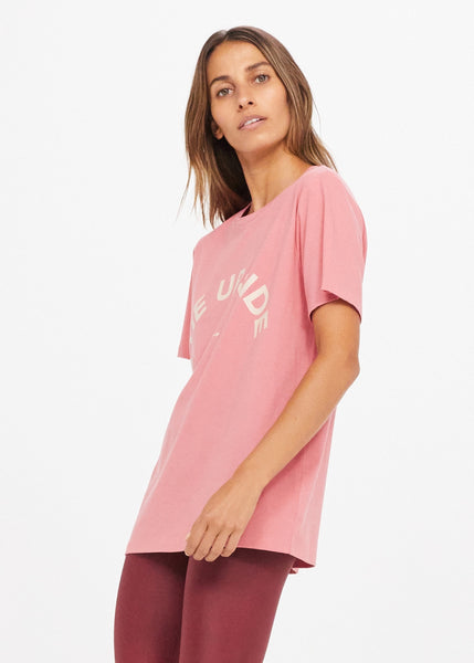 THE UPSIDE TEE- ROSE
