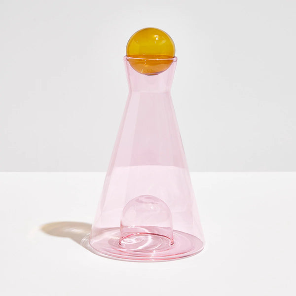 VICE VERSA CARAFE - PINK + AMBER