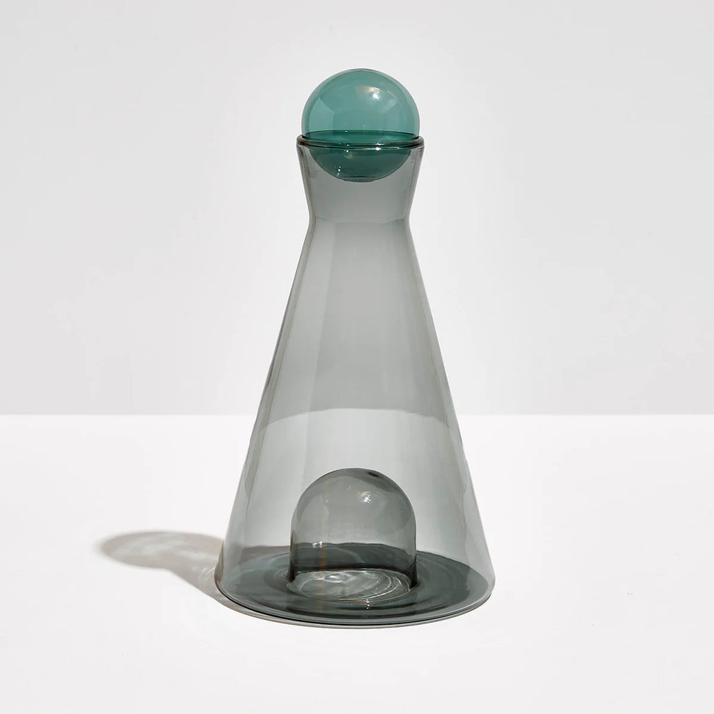 Vise Versa Carafe- Smoke + Teal