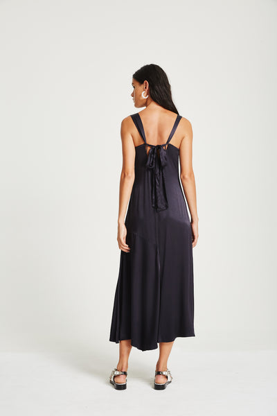 Kaia Slip Dress- Navy