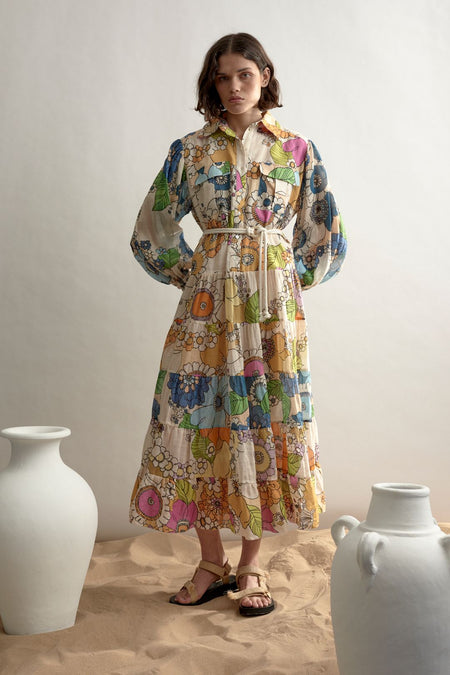 Farrah Cut Out Midi Dress