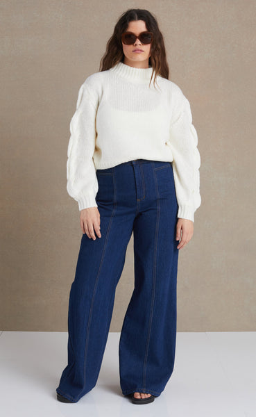 Celeste Knit Jumper- Ivory