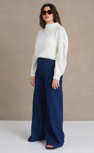 Celeste Knit Jumper- Ivory