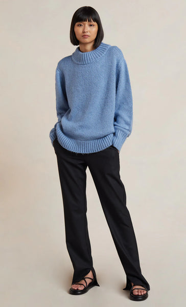 Romana Knit Jumper- Sky
