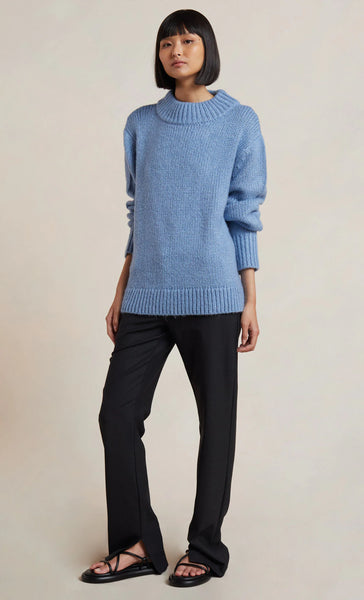 Romana Knit Jumper- Sky